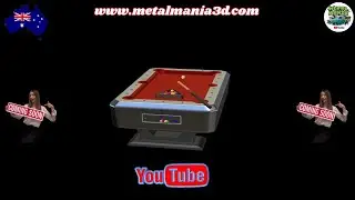 Pool Table & Accessories Model Kit up to 1/5 Scale - Links are in the Description Below #mm3dtv  C3D