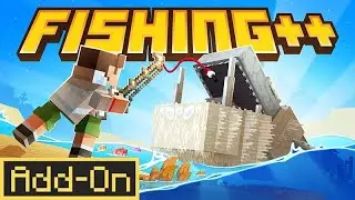 Я попробовал НОВЫЙ аддон Fishing Add-On++ в Minecraft Bedrock Edition