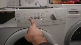 How to clear errors Bosch classixx 6 error. Cómo eliminar errores de la lavadora beheben Sie Fehler