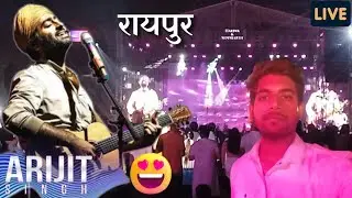 Arijit Singh Live Performance in Raipur | रायपुर में Arijit Singh Live 👌✨ | @ssta.vlogger