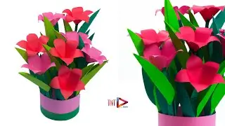 How To Make Beautiful Flower Guldasta Easy | Handmade Flowers Bouquet | Easter Room Decoration ideas