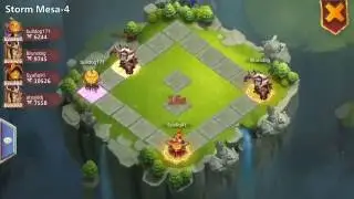 Storm Mesa 4 Best in 2 min For Winning Castle Clash