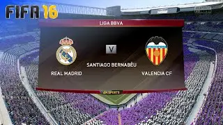 FIFA 16 - Real Madrid vs. Valencia CF @ Estadio Santiago Bernabéu