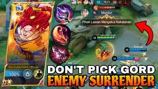ENEMY SURRENDER?? GORD ONE SHOT BUILD BEST MAGE FOR SOLO RANKED MOBILE LEGENDS 2026