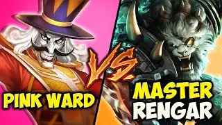 PINK WARD SHACO VS. MASTER RENGAR ONE TRICK | OFF META TOP LANE MATCHUP