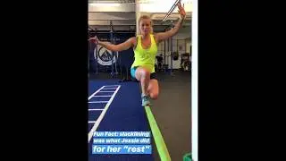 Jessie Diggins Instagram Stories - Gym Day with Diggins