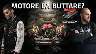 I had to OPEN the Ferrari's engine... the damage is enormous