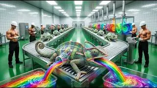 Inside a Giant Chameleon Factory: How Liquid Color is Made in World&rsquo;s Largest Factory (Full Process)