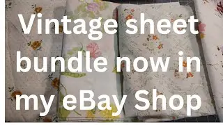 Набор винтажных простыней / Destash в моем магазине на Ebay, доступен только 1 экземпляр #ремесло...