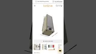 🎥 How to Use Lin&auml;rie&rsquo;s 3D & AR Feature: LKCO250CREAM Retro Fridge