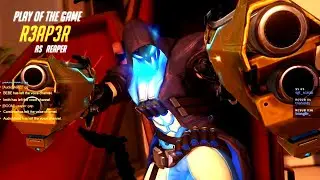 Spirit Dominating as Reaper - POTG! [ Overwatch Season 27 Top 500 ]