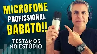 MICROFONE SAMSON C01 | CONDENSADOR BARATO E PROFISSIONAL | TESTAMOS NO ESTÚDIO