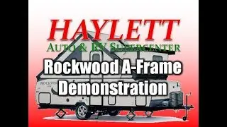 HaylettRV - Rockwood A-Frame Fold Down Demonstration