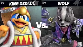 Super Smash Bros. Ultimate - King Dedede vs Wolf