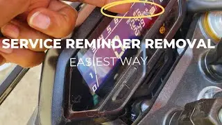 How to remove service reminder from Honda Hornet 2.0 | Honda Sp 125 easily 😇