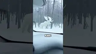 White Moose Is Considered Sacred 🫎🤍