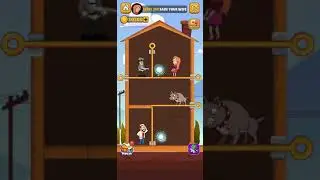 🔥Home pin Gameplay Level 299 Solution - Pull Him Out Game - Android Mobile Game || #shorts