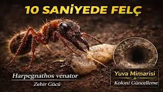 Bu karınca avını 10 saniyede fel&ccedil; ediyor!  # 3 | Larva-Pupa Patlaması ve Canlı Av (VENATOR)