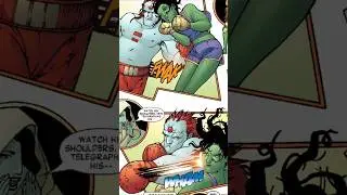 She-Hulk fights champion of the universe in the boxing match #shehulk #marvelcomics #champion