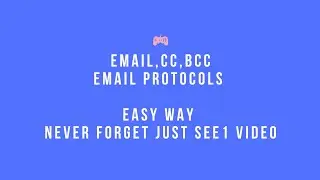 Email, cc,bcc ,protocols of email (all concept in one video) most imp topic paper 1 ict .....