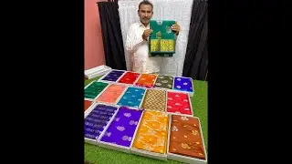 VENKATAGIRI PURE HANDLOOM SILK SAREES WEAVERS LATEST COLOUR COMBINATIONS WHATSAPP 9490463419