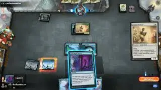 MTG Arena Explorer - Lotus Field Control deck crushed by Mono Blue Spirits