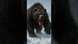 Медведь, который может вас раздавить &ndash; Вымершие гиганты! #медведи #вымершиемедведи #доисторически...