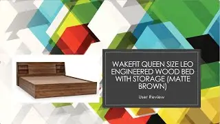 Wakefit Engineered Wood Bed with Storage - Honest Review | Pros and cons | Watch till end