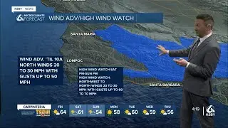 waves and winds pick up this weekend