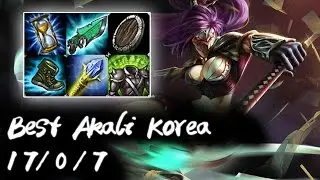 Best Akali Korea Mid vs Cassiopeia | Perfect KDA | Korea High Elo Replays