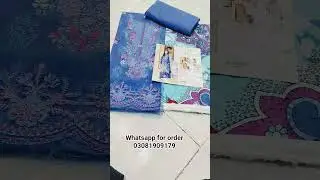 Elora by Guljee. Lmbroidery lawn 3pcs collection