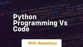 python programming vs code