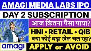 Amagi Media Labs IPO | Amagi Media Labs IPO Day 2 Subscription Status 🔥 | Amagi Media Labs IPO GMP