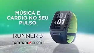 TomTom Runner 3 - Monitor Card&iacute;aco com GPS e M&uacute;sica