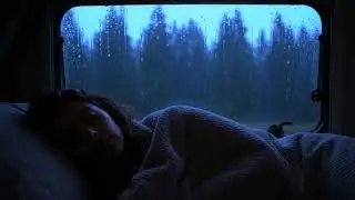 Heavy Rainfall on Window for Sleeping | Relaxing Rain Noise