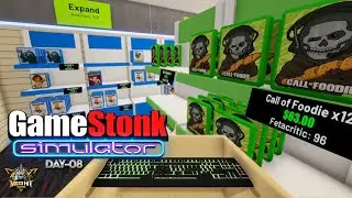 |🎮Gamestonk Simulator: Gone Rogue🕹️| Gameplay Early access | DAY-08 | #simulation |