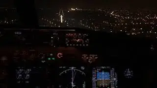 B-737NG DAD(VVDN) ILS RWY35R APPROACH COCKPIT VIEW IN NIGHT TIME