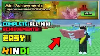 [HINDI] How To Complete All Mini Achievements In Grow a Garden Roblox! 