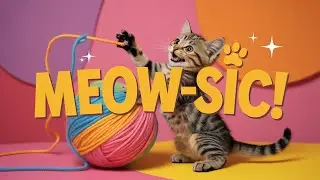 Happy Kitten Nursery Rhymes Cute Cat Singing and Dancing Meow Meow Song for Kids