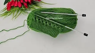 Вау 🧶 Простой узор для вязания двухгорлового жилета, кардигана и шали