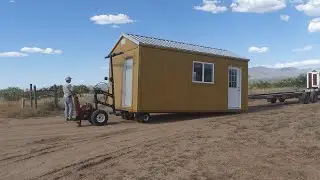 It's Here! My 200 sq ft shed to cottage conversion!