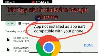 app not installed problem | chrome app not installed
