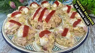 ¡Nunca había comido Huevos Rellenos tan delicioso! 😎 Receta de Verano
