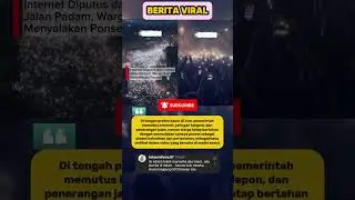 Viral Cahaya Ponsel di Tengah Protes Iran #beritaviral #beritahari #beritaterkini