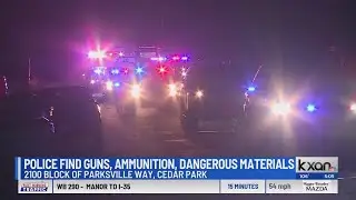 Cedar Park police find guns, explosive-making materials in home that prompted evacuation