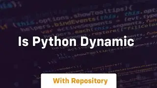 is python dynamic