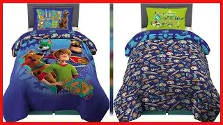 Franco Kids Bedding Super Soft Microfiber Comforter and Sheet Set, 4 Piece Twin Size, Scooby Doo