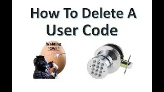 How To Delete Codes On Digital Electronic Code Door Lock Round Knob Turbolock YL-99 Video