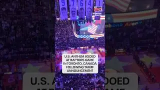 Fans booed the US anthem at the Toronto Raptors game after Trump's announcement about tariffs