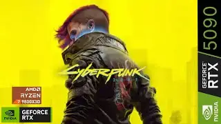Cyberpunk 2077 | RTX 5090 + R7 9800X3D | Max Native/RT/PT Benchmark